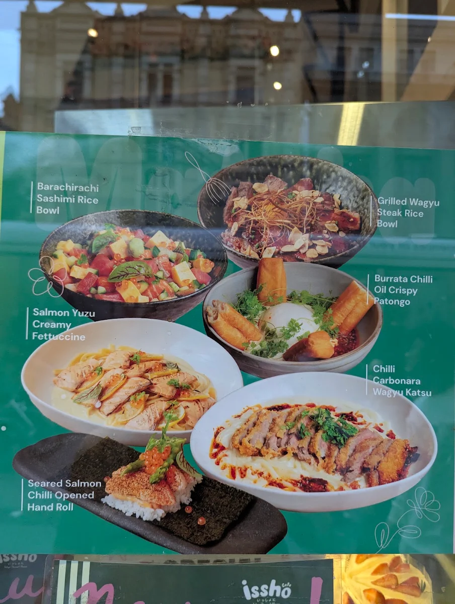 Menu, Issho Cafe - Tokyo Dessert House