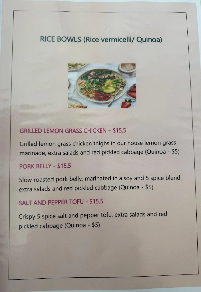 Menu, Peter Cat