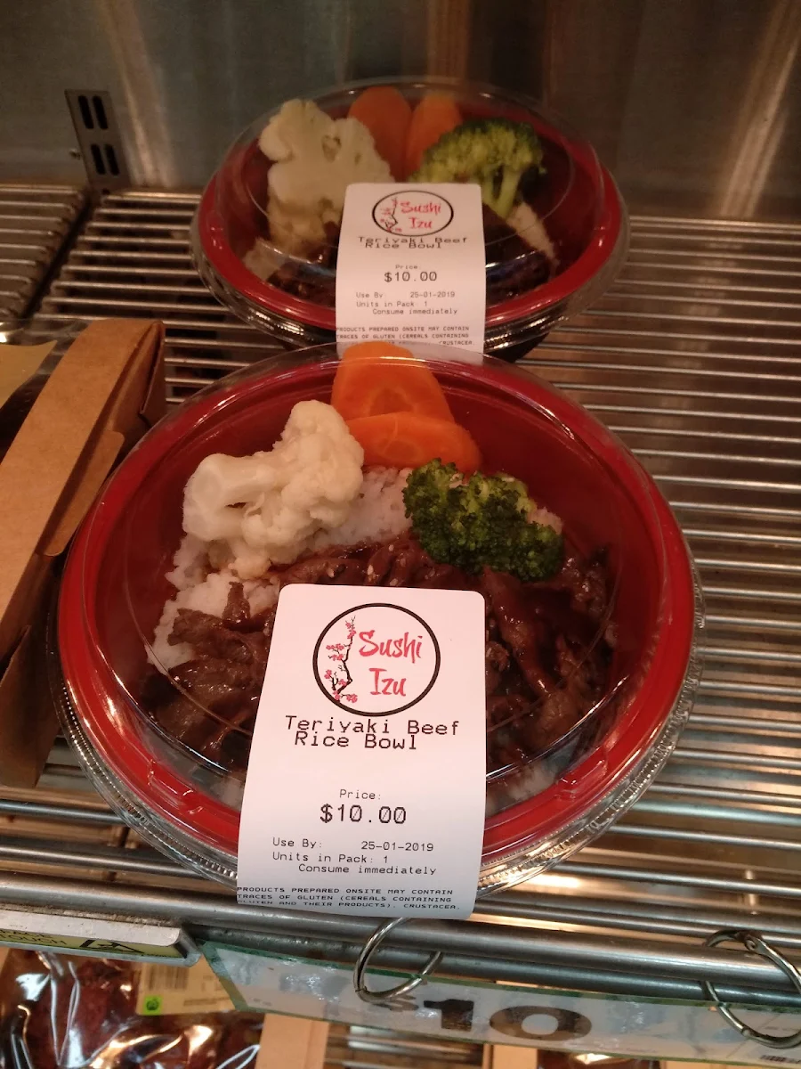 Menu, Sushi Izu