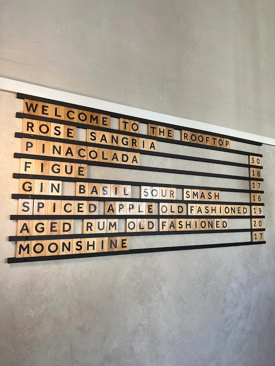 Menu, Quarrymans Hotel