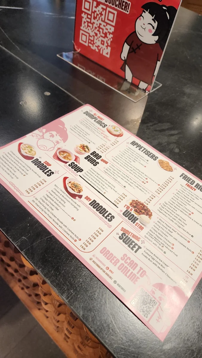 Menu, Double Chin Eats (双囍) - Broadway