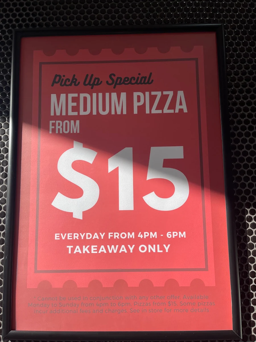 Menu, Arthur's Pizza - Willoughby