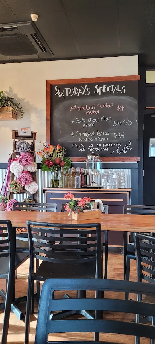 Menu, Cafe @ Mortels