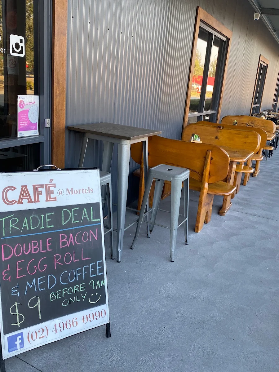 Menu, Cafe @ Mortels