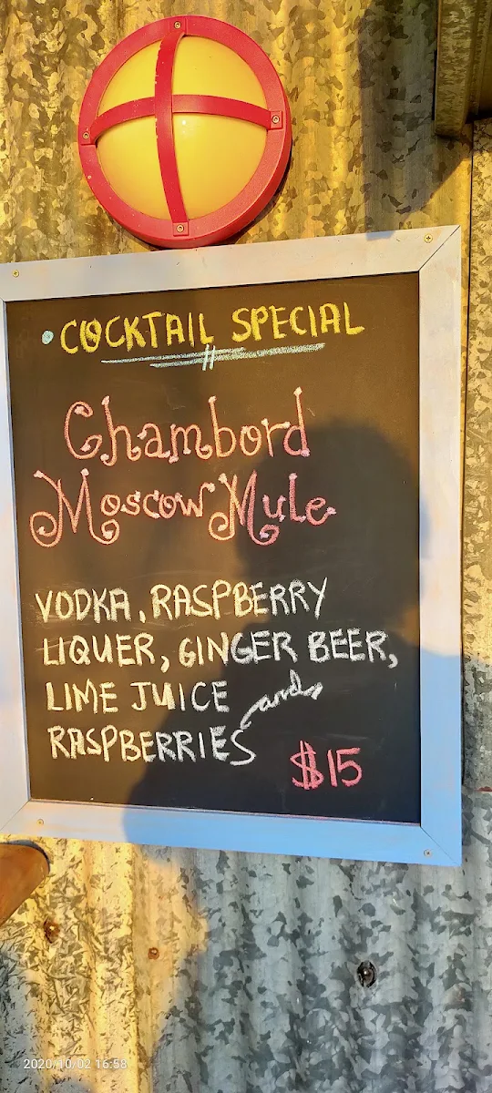 Menu, PumpHouse Kununurra