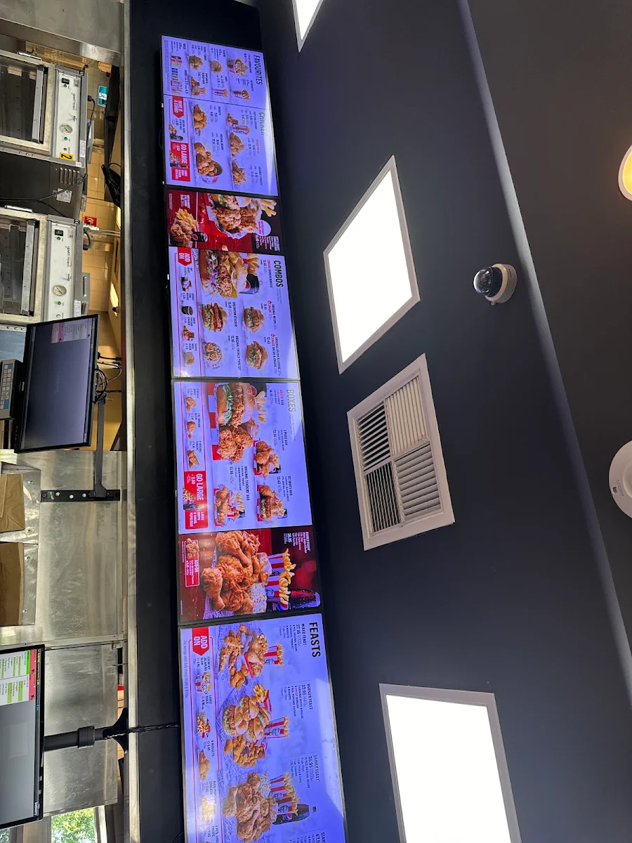 Menu, KFC Maylands