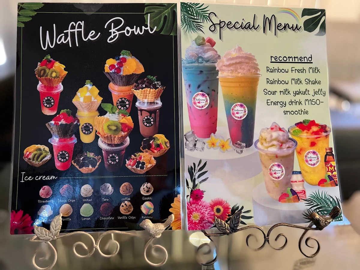 Menu, Followme by Dao