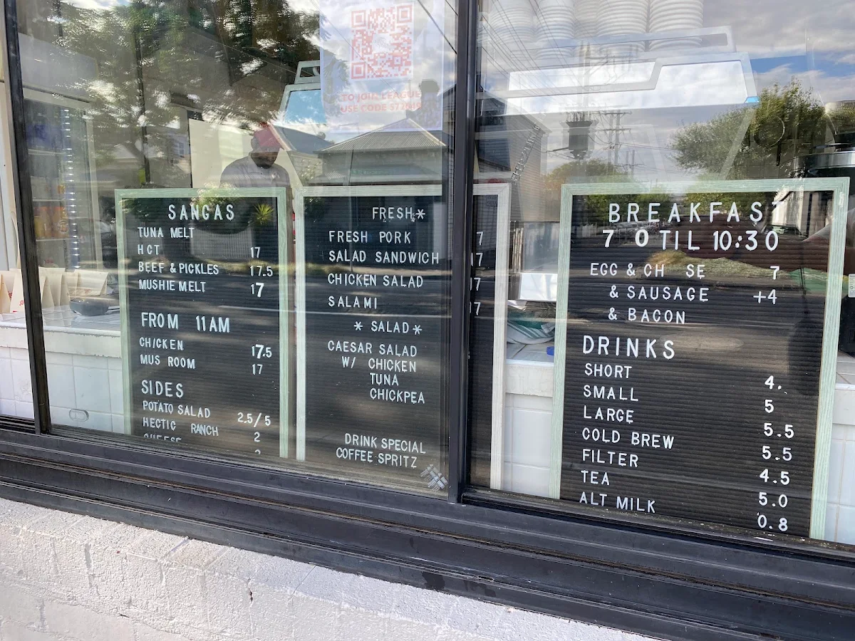 Menu, Hector's Deli