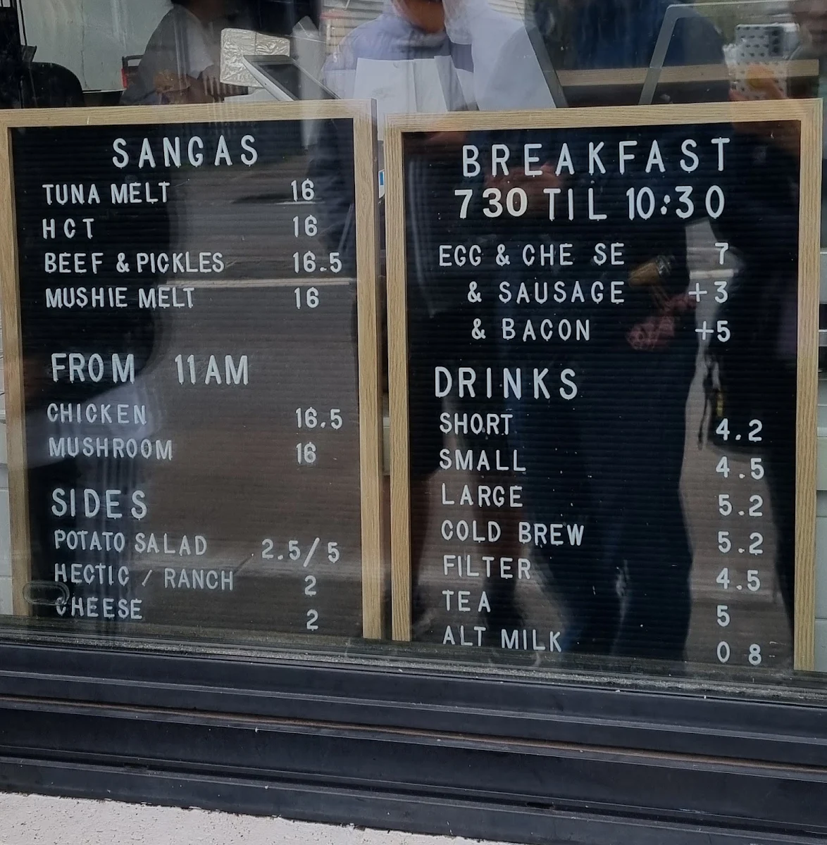 Menu, Hector's Deli