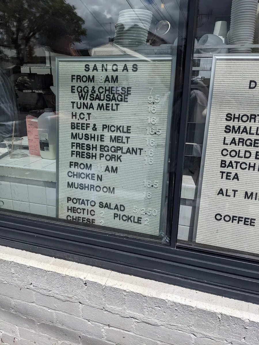 Menu, Hector's Deli