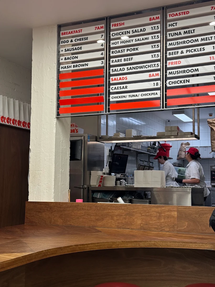 Menu, Hector's Deli