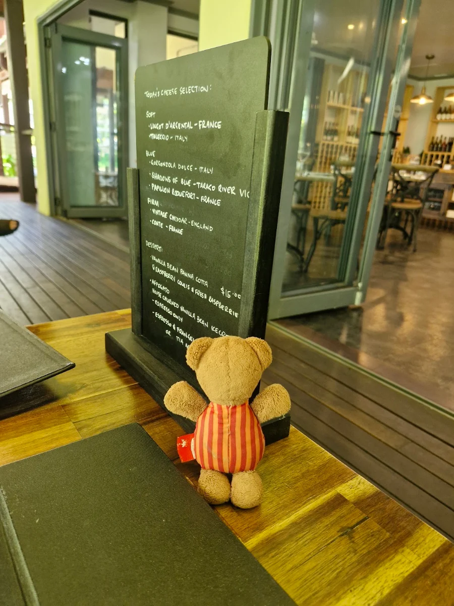 Menu, Epicurean Port Douglas