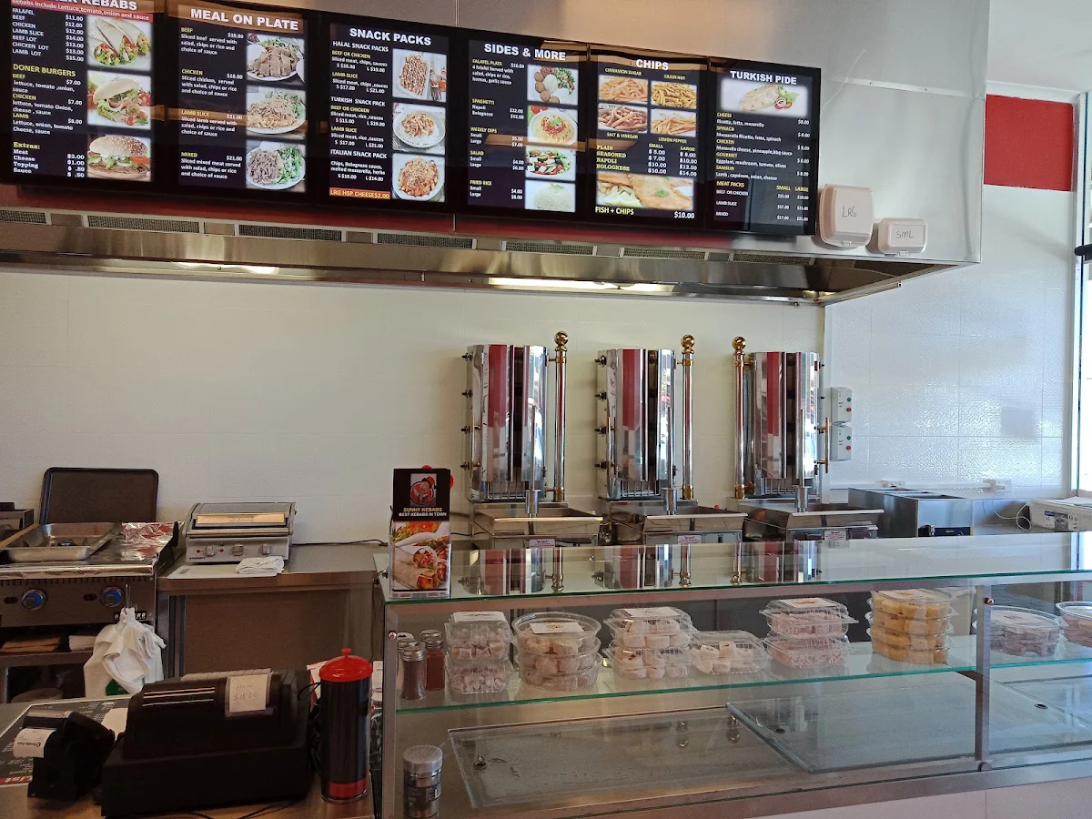 Menu, Sasso Sunny Kebabs Mildura