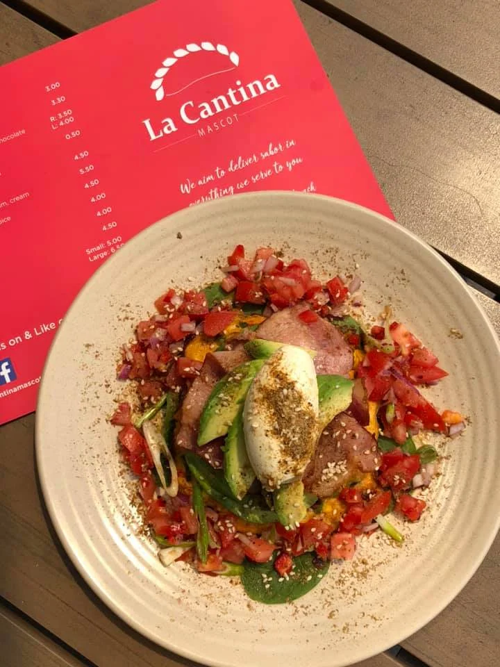 Menu, La Cantina Mascot