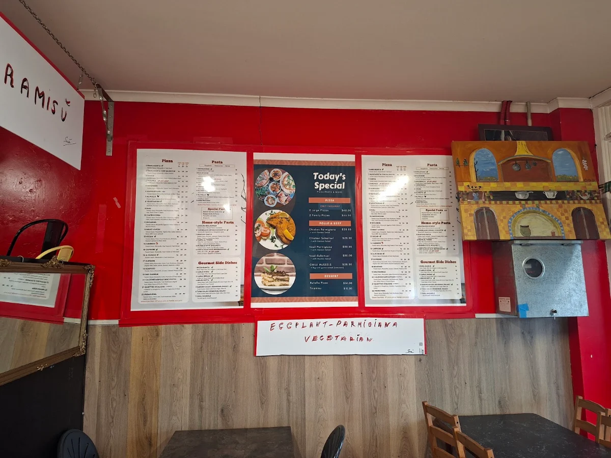 Menu, Pizza Pasta & More