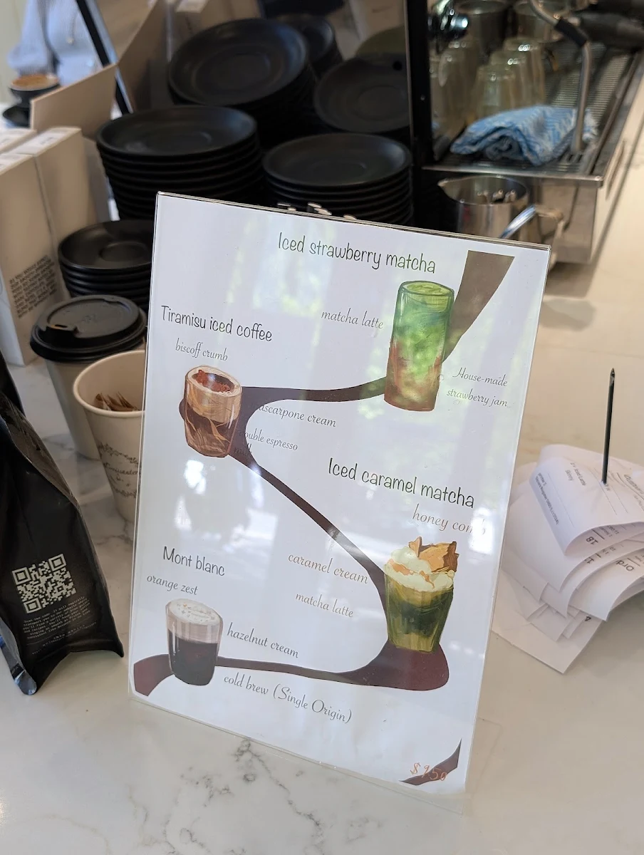 Menu, La Croissanterie & Co