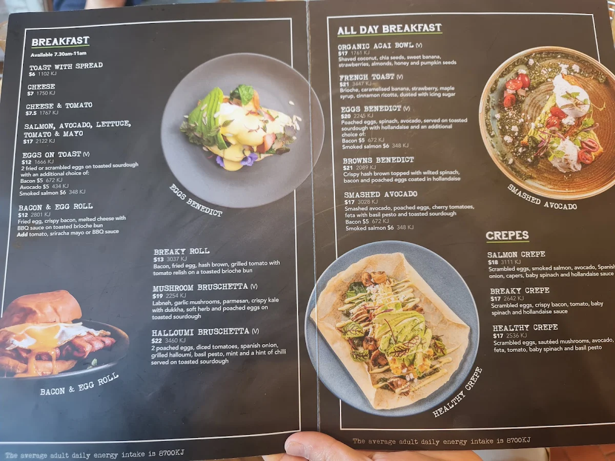Menu, Oliver Brown