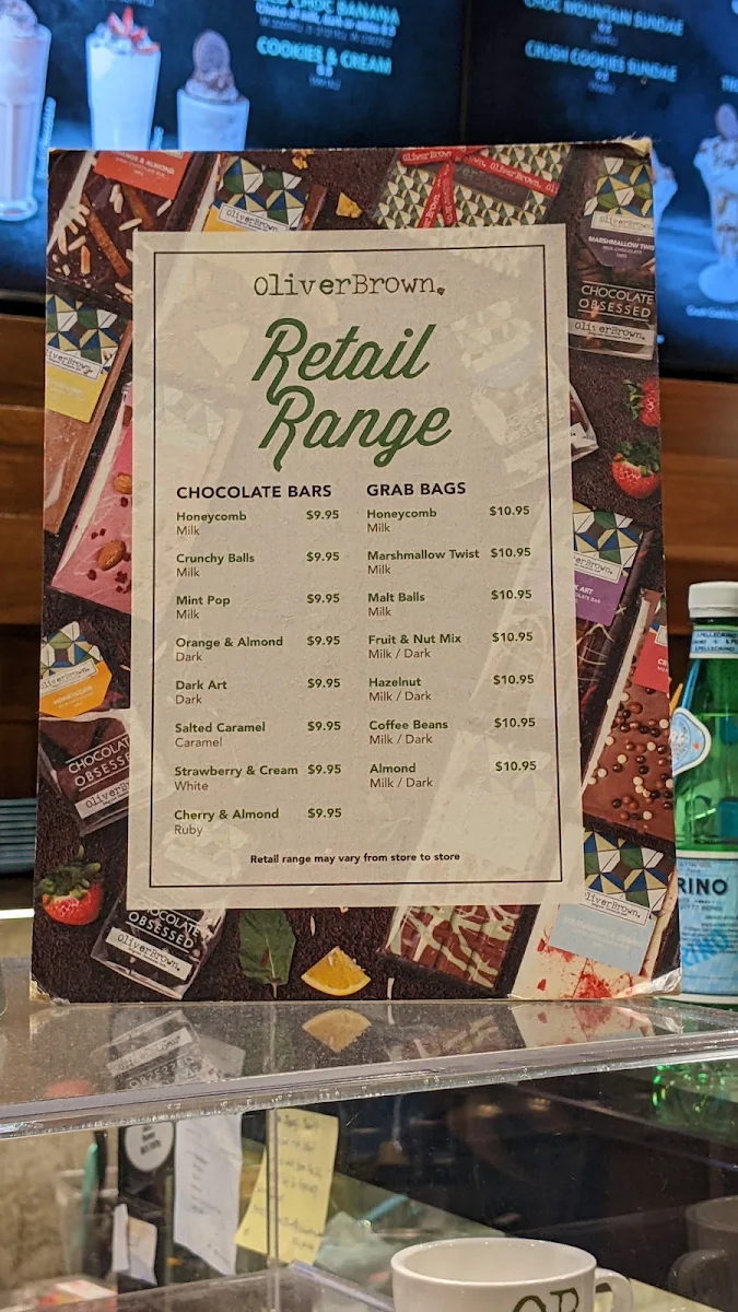 Menu, Oliver Brown