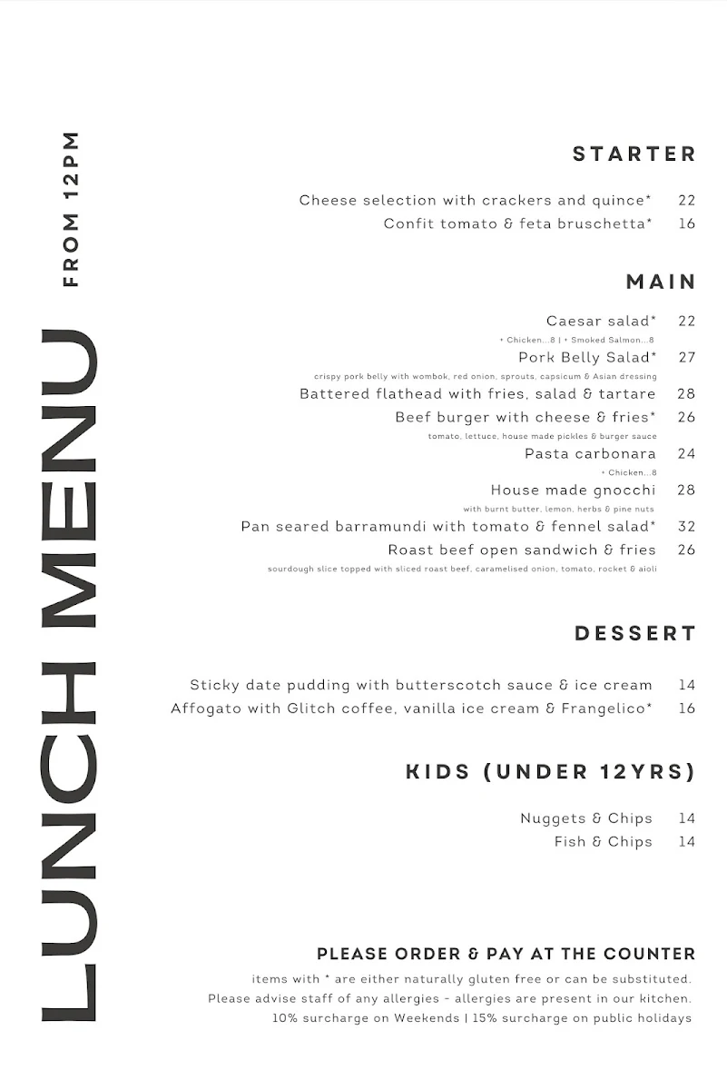 Menu, Vixen Lorn