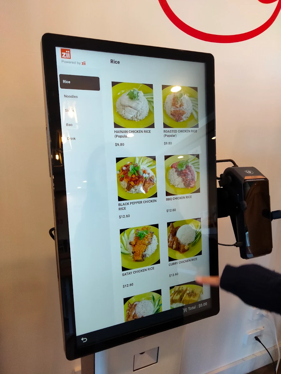 Menu, Chicken Rice Corner (The Square Mirrabooka)