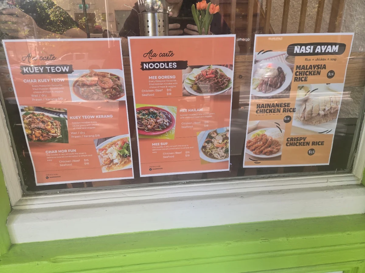 Menu, Warisan Secangkir