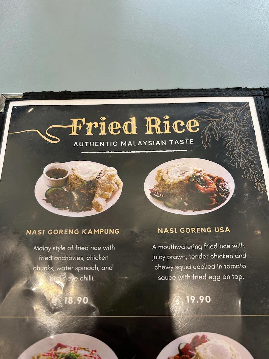 Menu, Warisan Secangkir