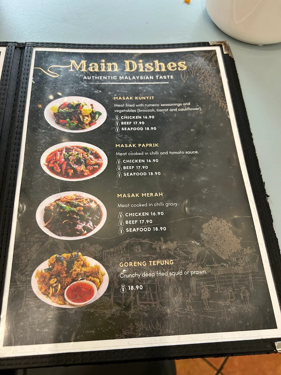 Menu, Warisan Secangkir
