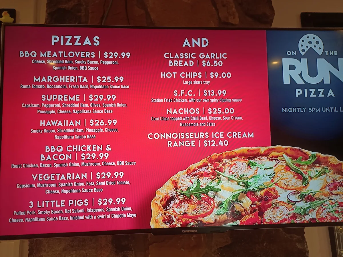 Menu, Happy Jack's Tavern