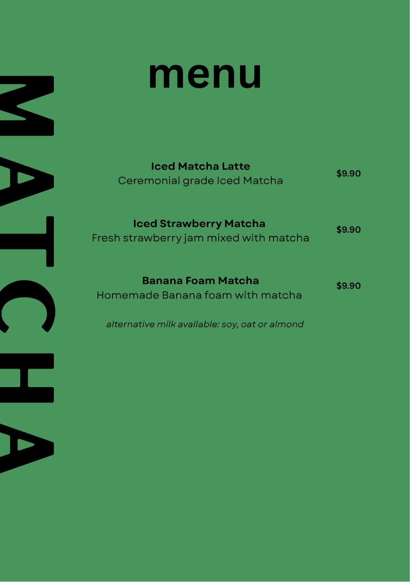 Menu, Kebabs on High Ballarat Central
