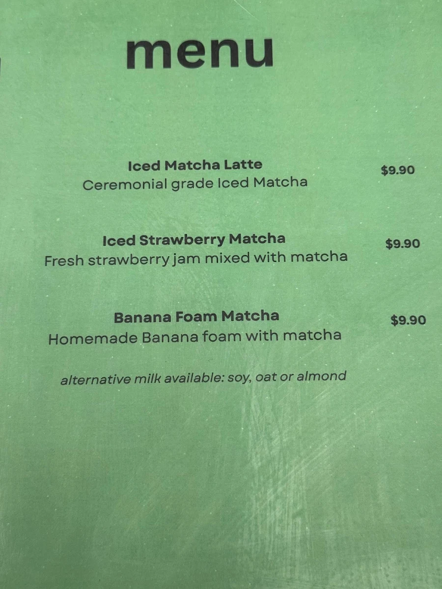 Menu, Kebabs on High Ballarat Central