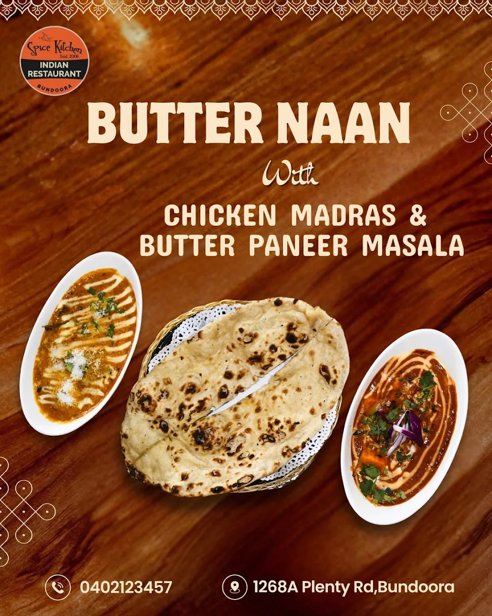 Menu, Spice Kitchen Bundoora