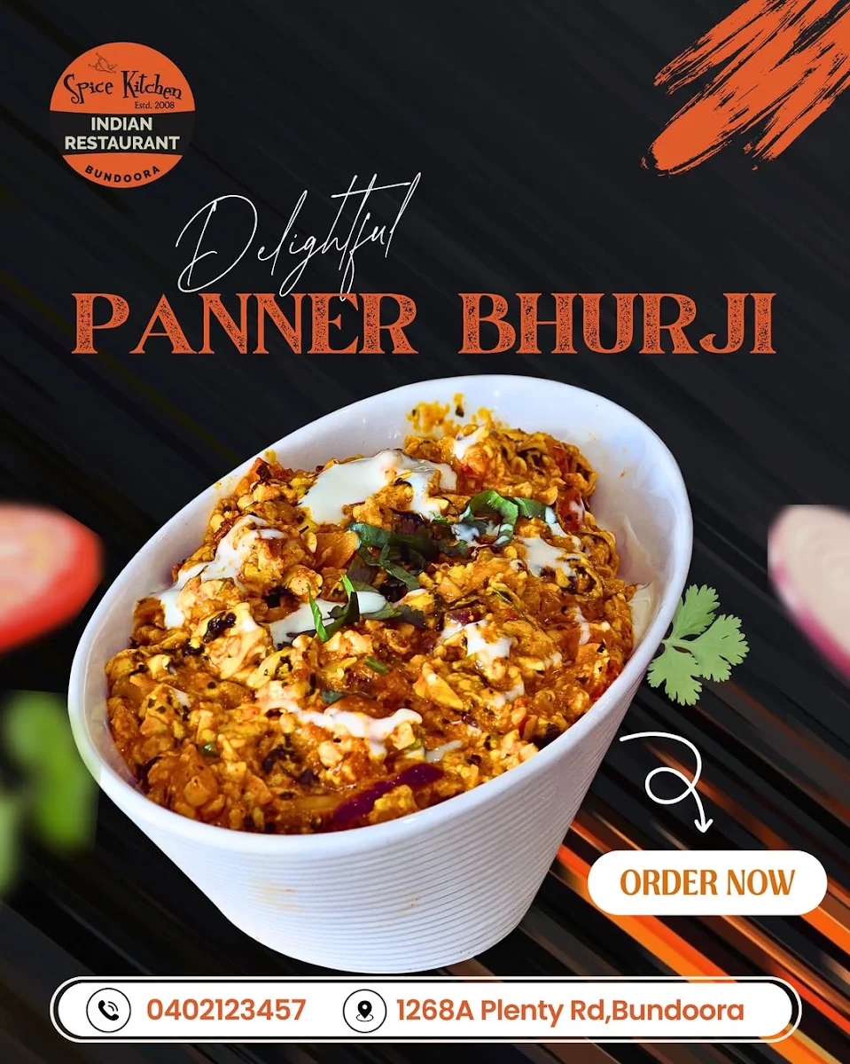 Menu, Spice Kitchen Bundoora
