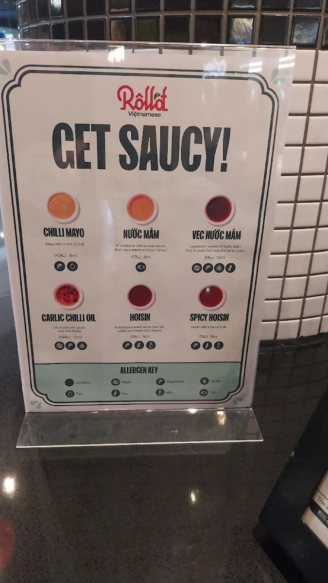 Menu, Roll'd Belconnen