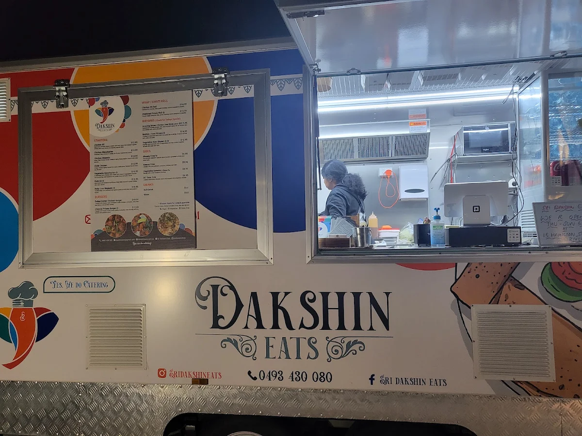 Menu, Sri Dakshin Eats FOOD TRUCK