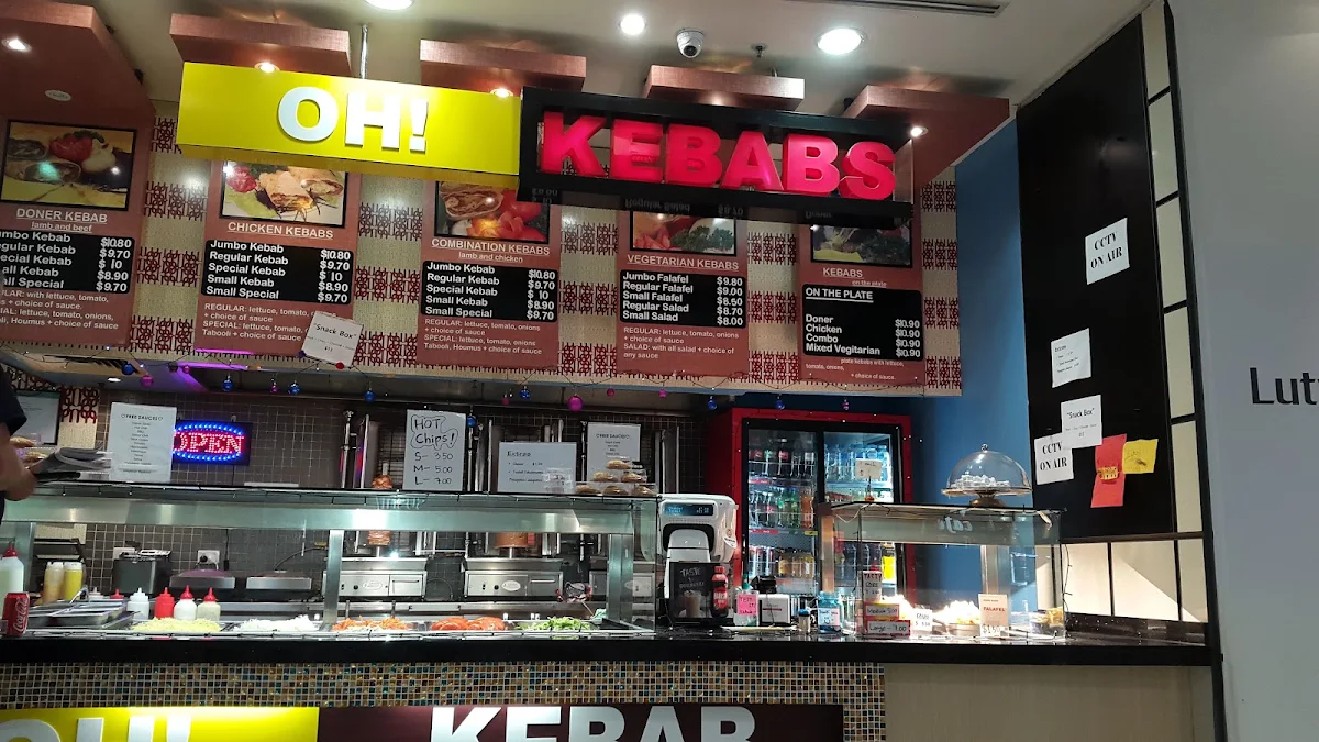 Menu, Oh! Kebabs
