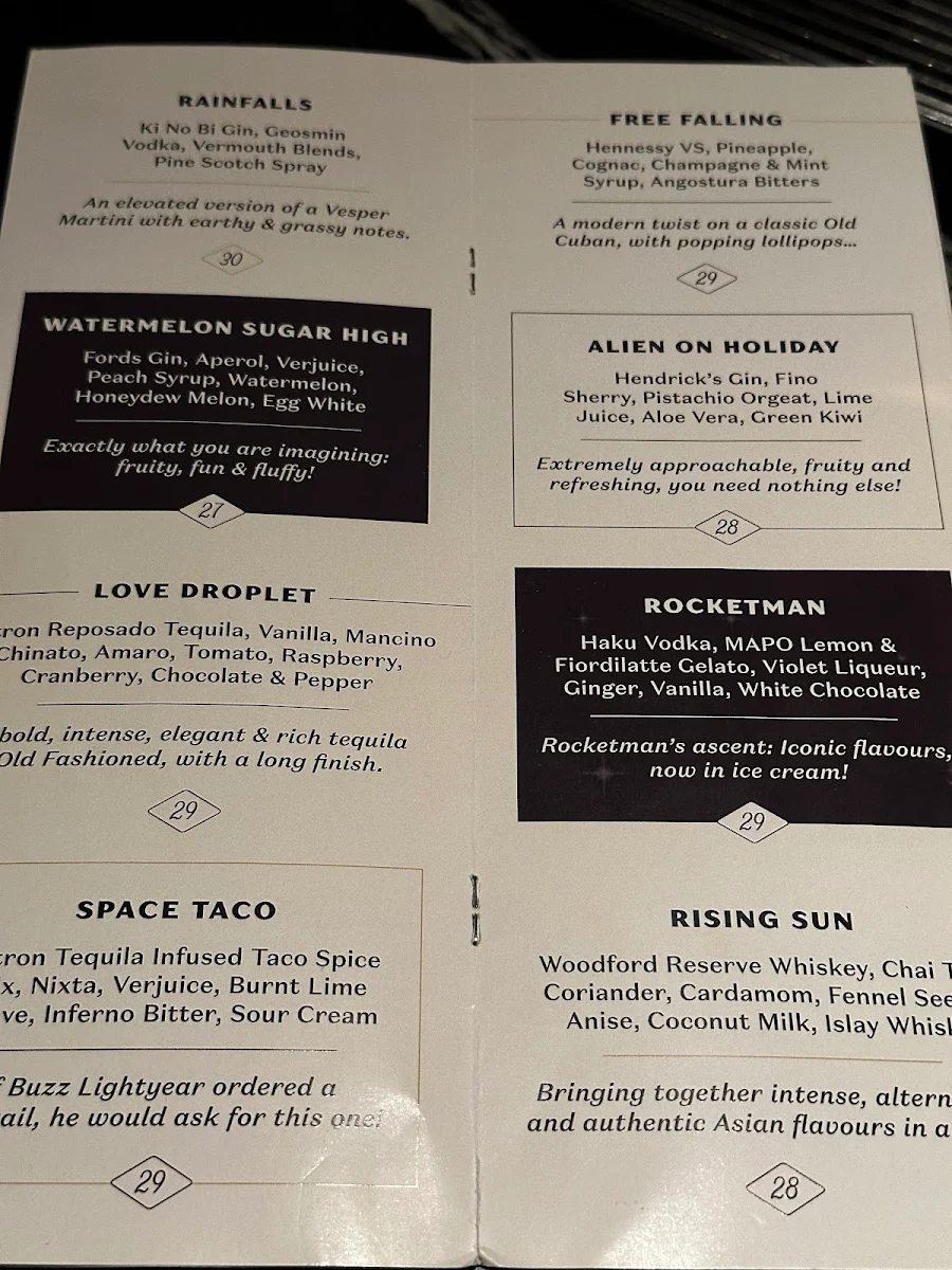 Menu, Dean & Nancy on 22