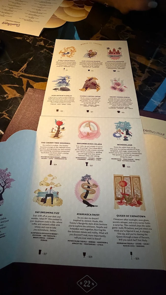 Menu, Dean & Nancy on 22