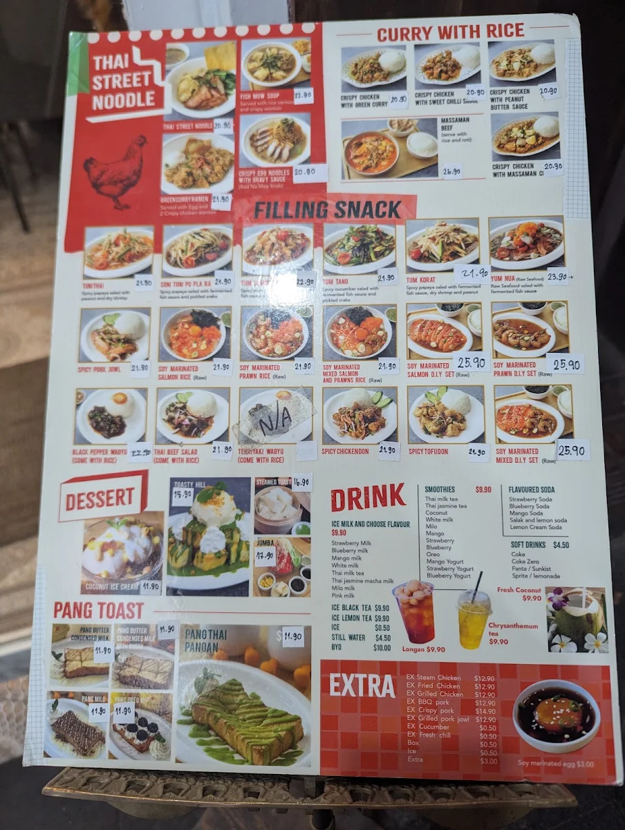 Menu, Khao Man Kai
