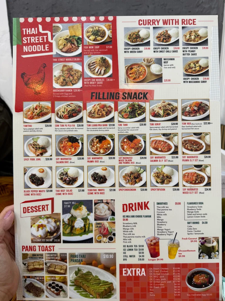 Menu, Khao Man Kai