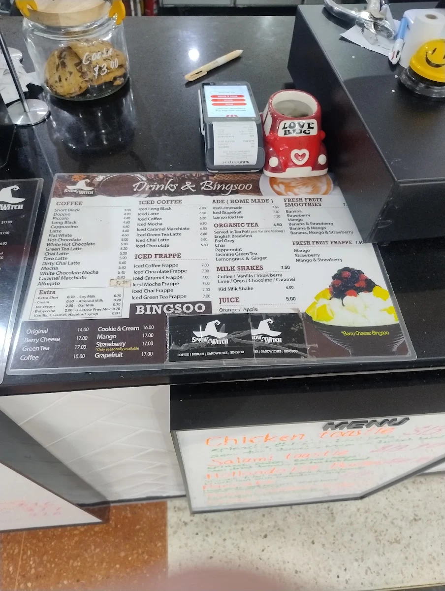 Menu, Snow Witch