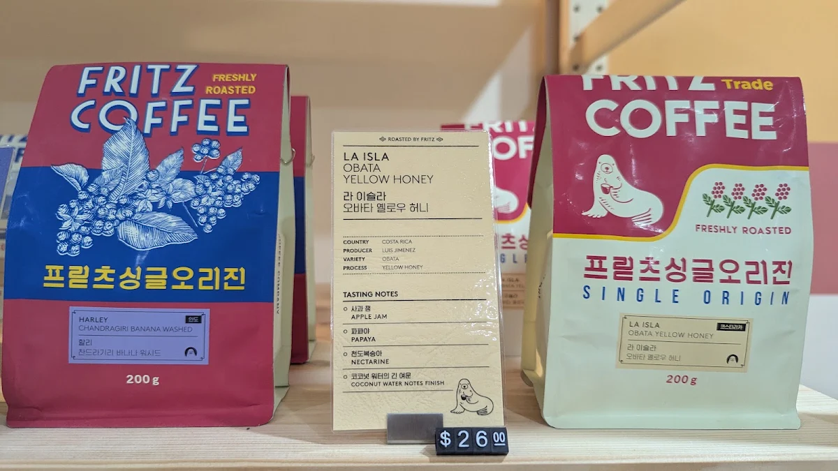 Menu, Groovy One Coffee