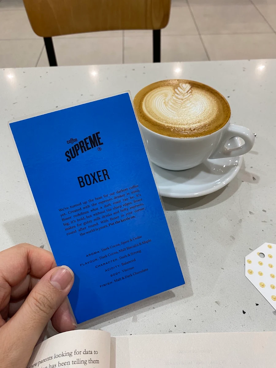 Menu, Groovy One Coffee