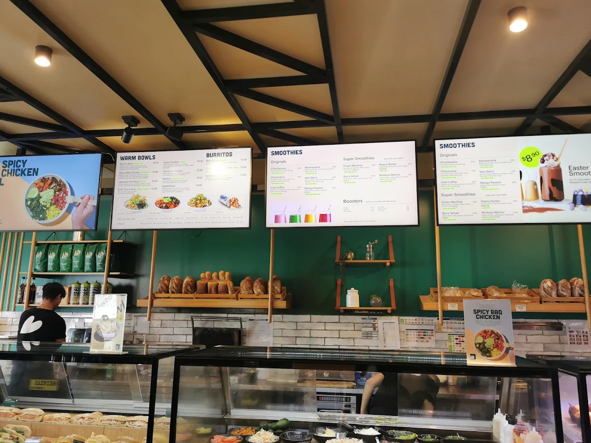 Menu, Liv Eat Healthy Eating Moonah