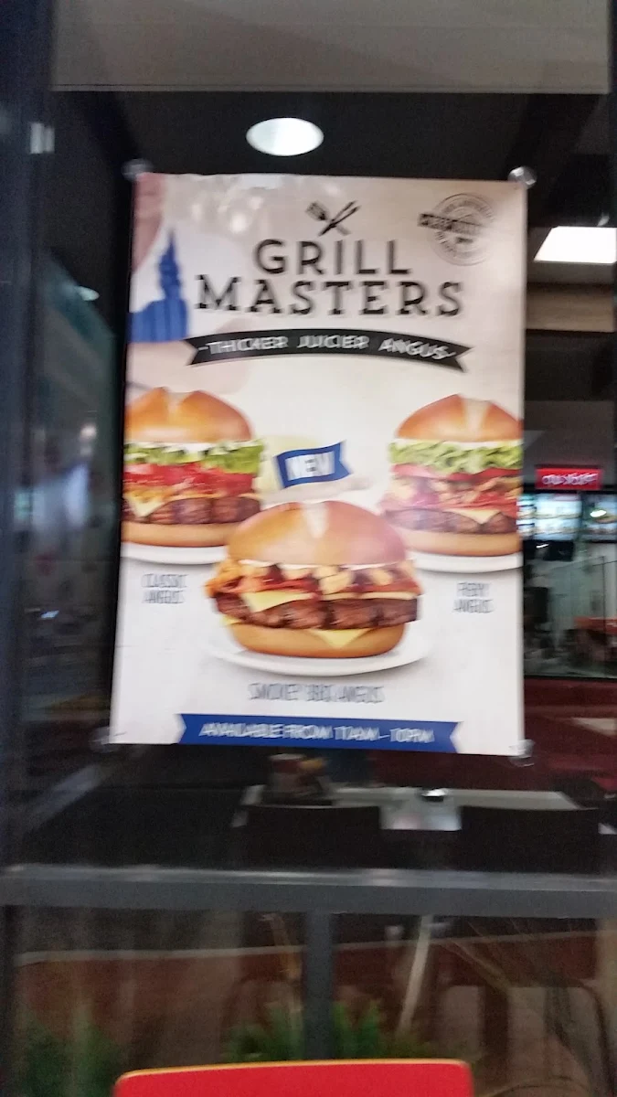 Menu, Hungry Jack's Burgers Kelmscott