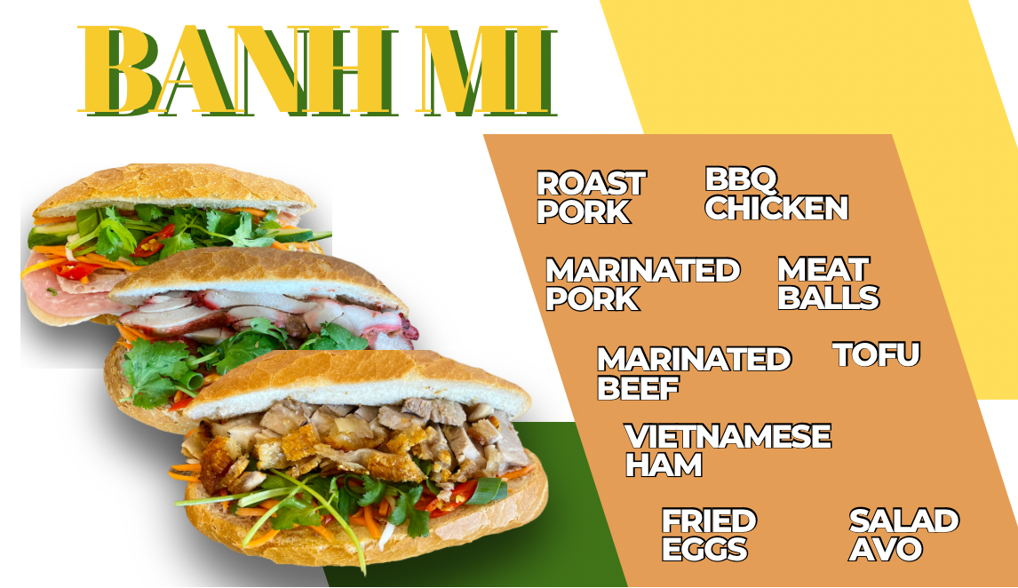 Menu, The little banh mi house Langwarrin