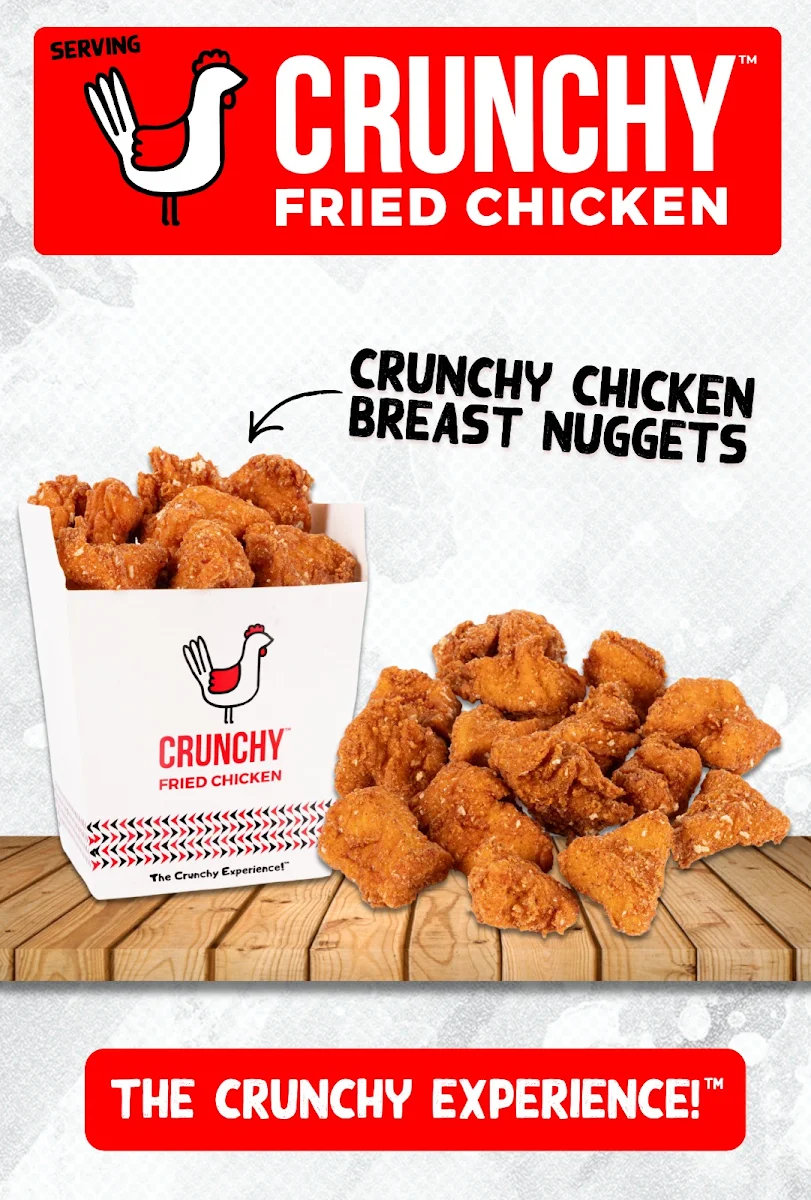 Menu, CRUNCHY FRIED CHICKEN BY MY LOCAL STORE