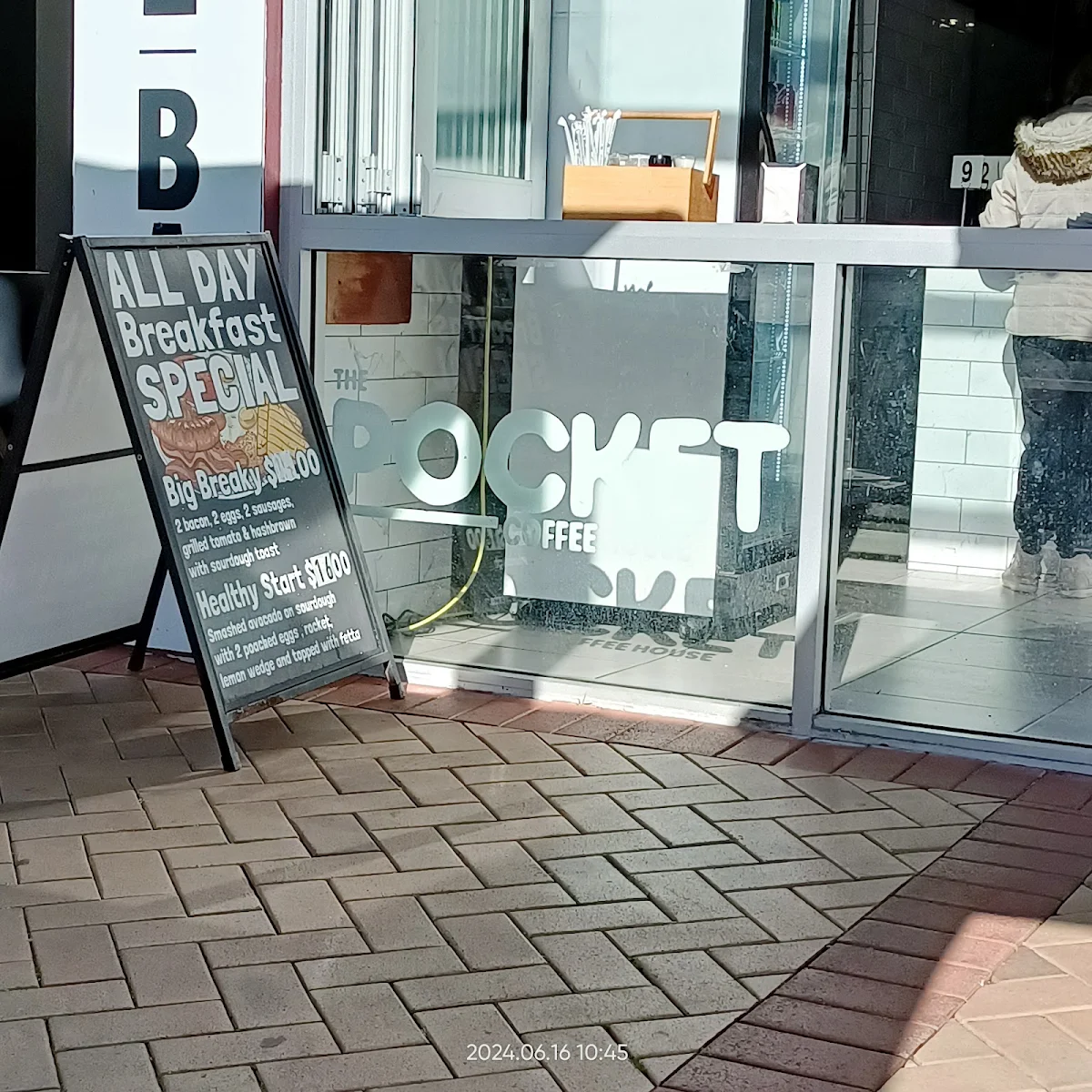 Menu, The Pocket Coffee House