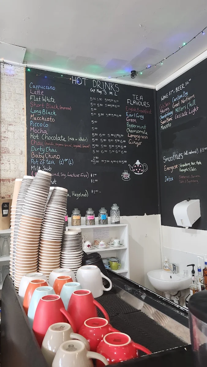 Menu, The Tiny Teapot Cafe
