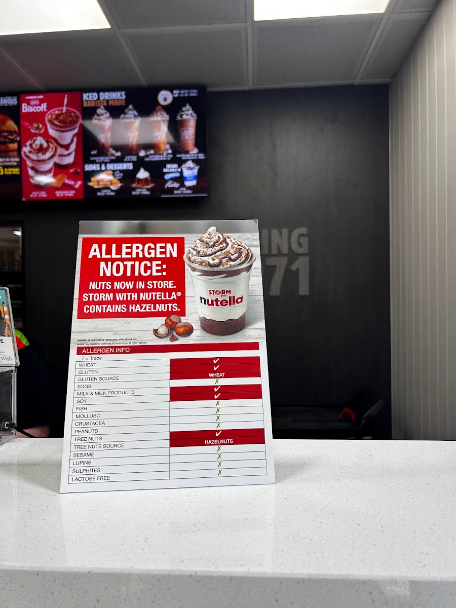 Menu, Hungry Jack's Burgers Kippa-Ring