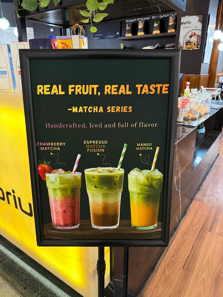 Menu, Espresso emporium